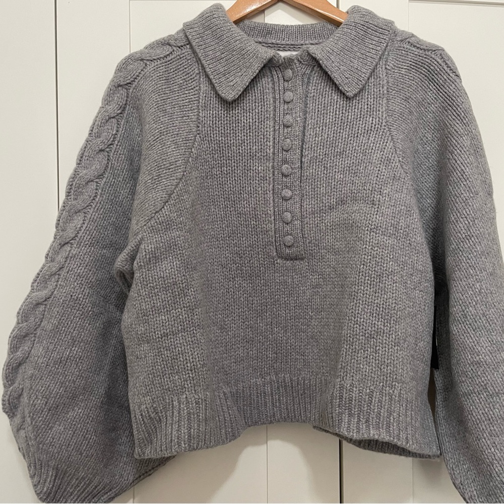 JOSLIN Collar knitted sweater
